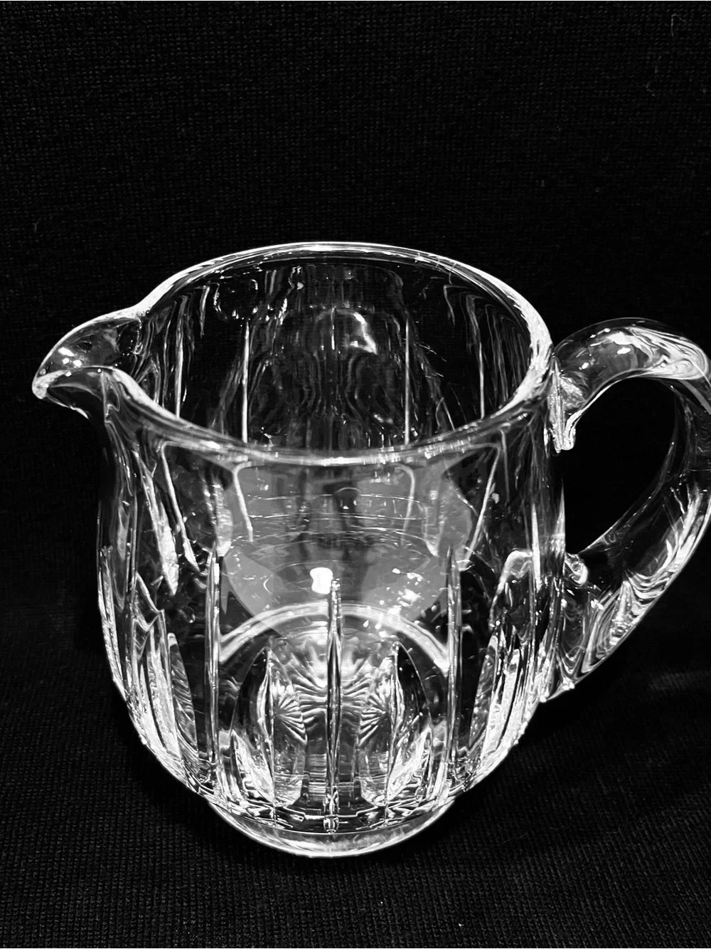 Vintage Stuart Hampshire Crystal Pitcher 24 Oz England Discontinued
